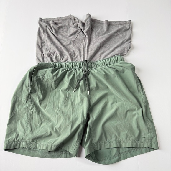 Free Fly Apparel Bamboo-Lined Active Breeze Short – 7" sage green Large - Picture 3 of 8